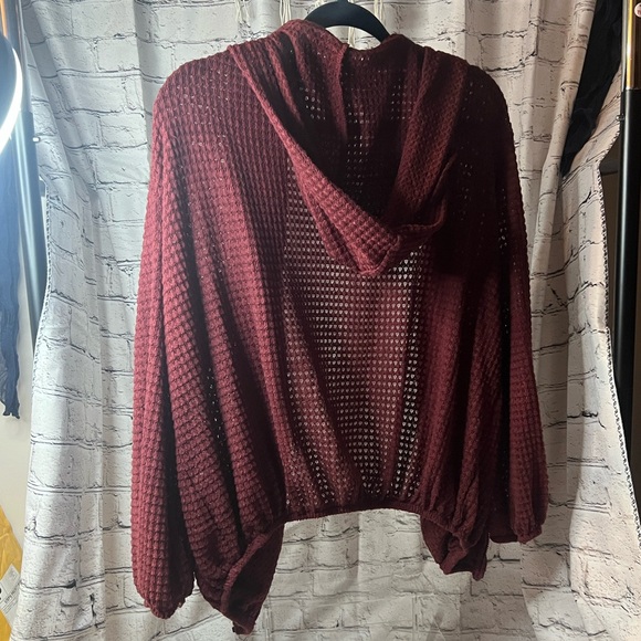 Culture Code Cozy Waffle Knit Zip-Up Hoodie - Picture 3 of 10